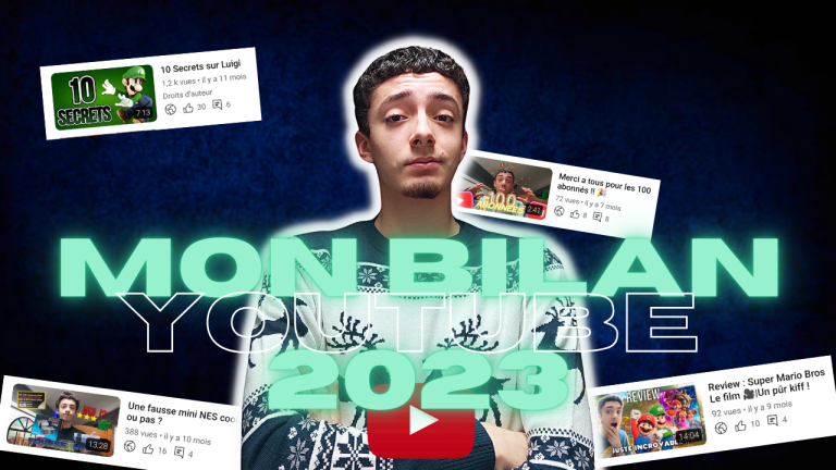 Mon Bilan Youtube 2023